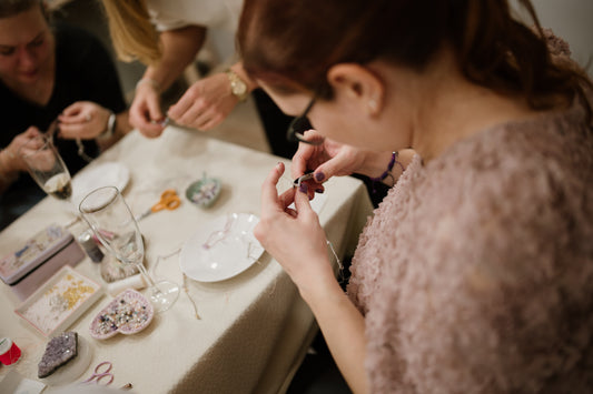 A Look Back at Our Crochet Bracelet Workshops