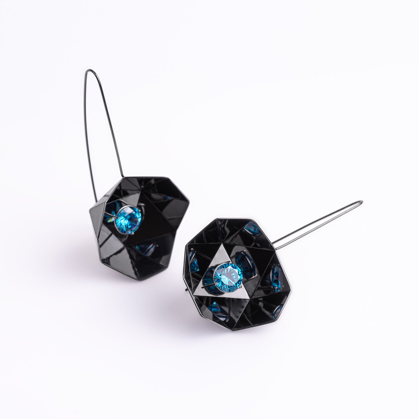 Black Mirror in Mirror Earrings Extra