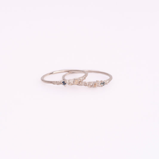 Sapphire Coralized Ring Mini
