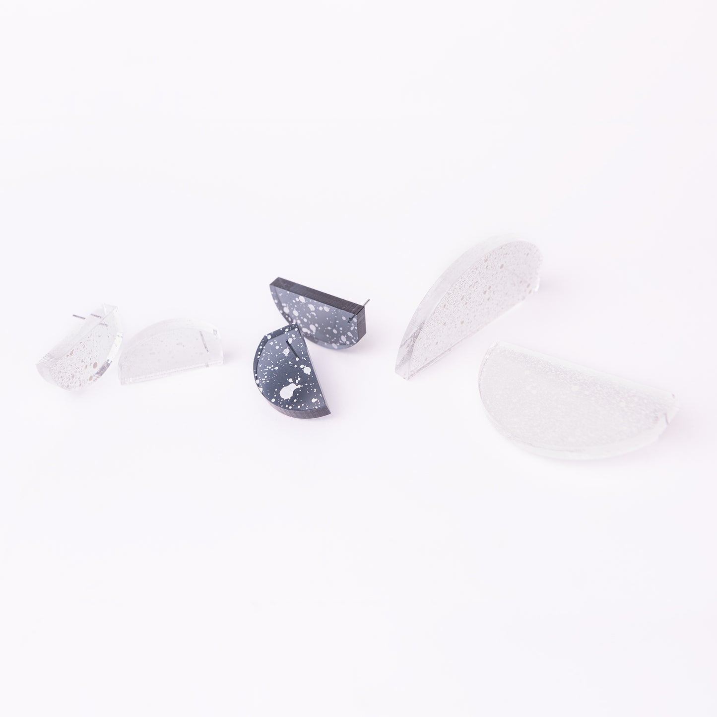 Moon Half Circle Earrings