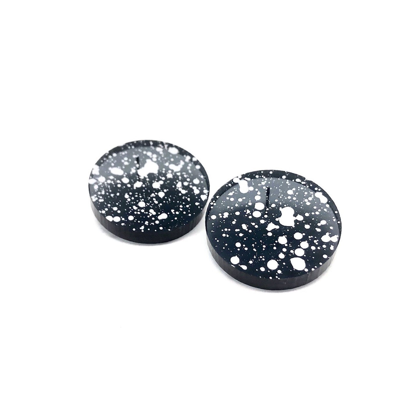 Moon Circle Earrings