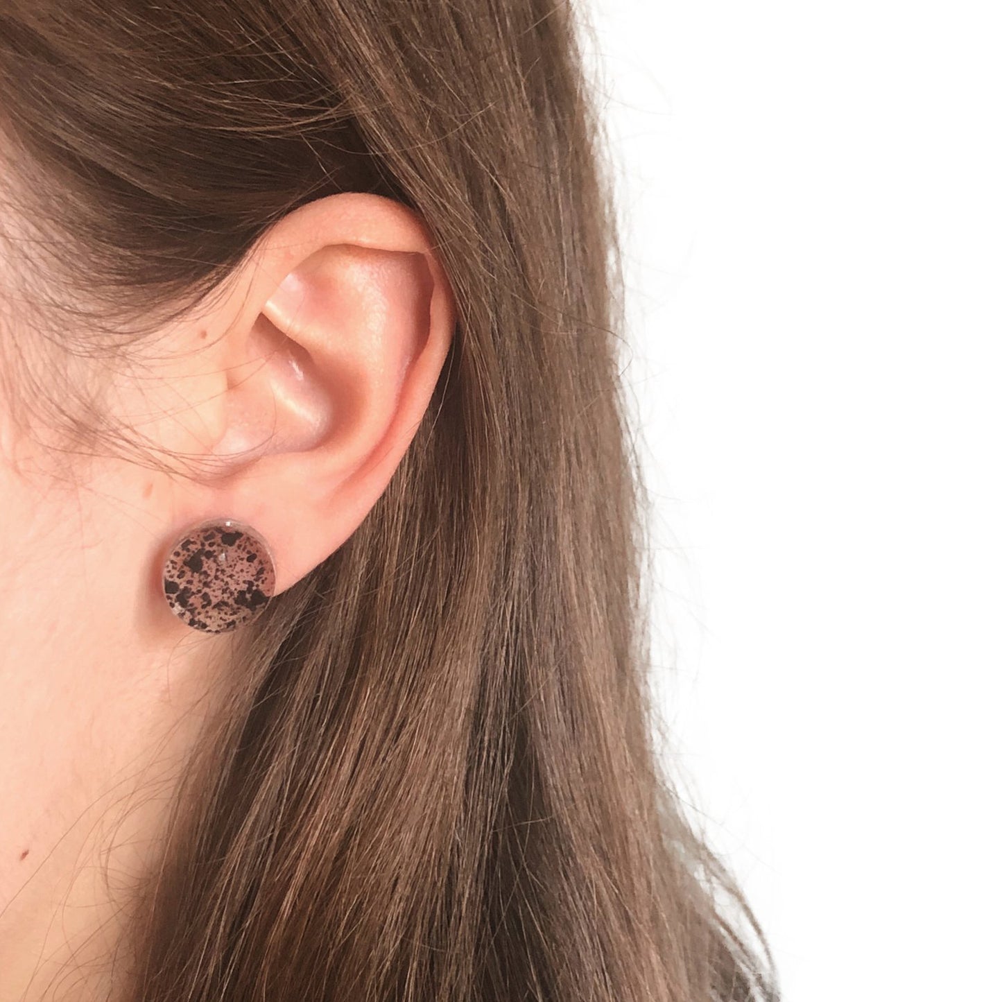 Moon Circle Earrings