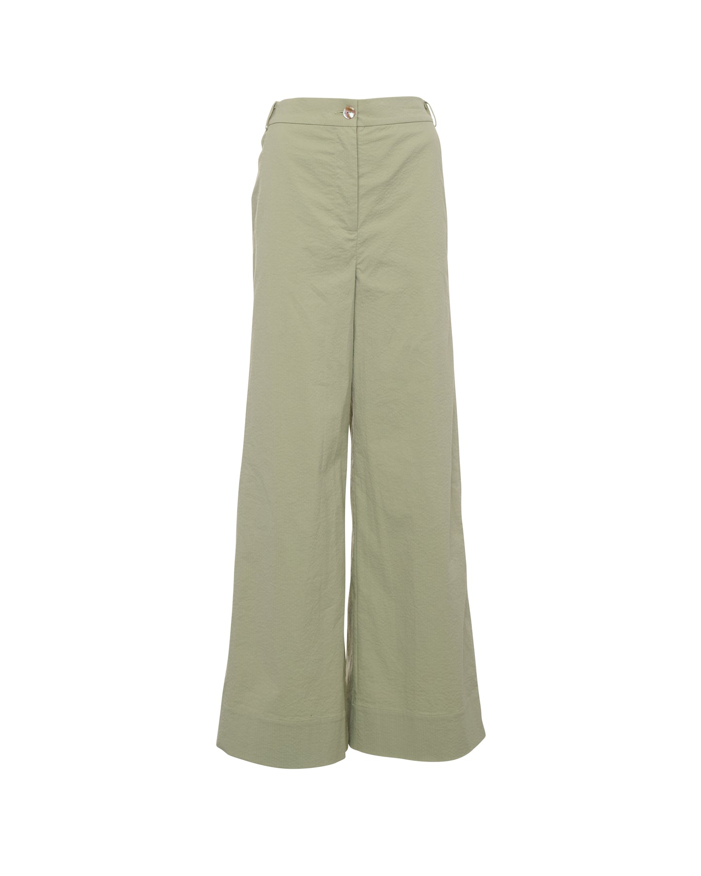 Apple Green Long Summer Trousers