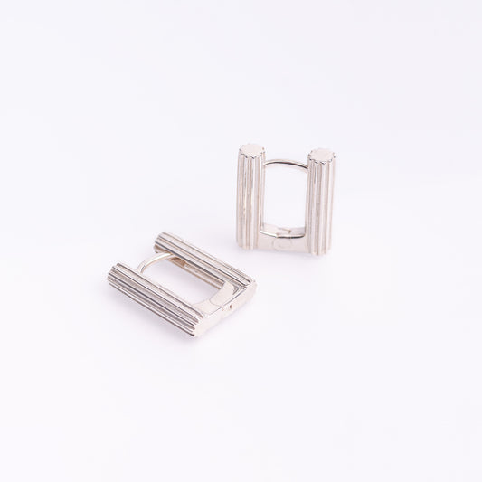 Structural Square Earrings