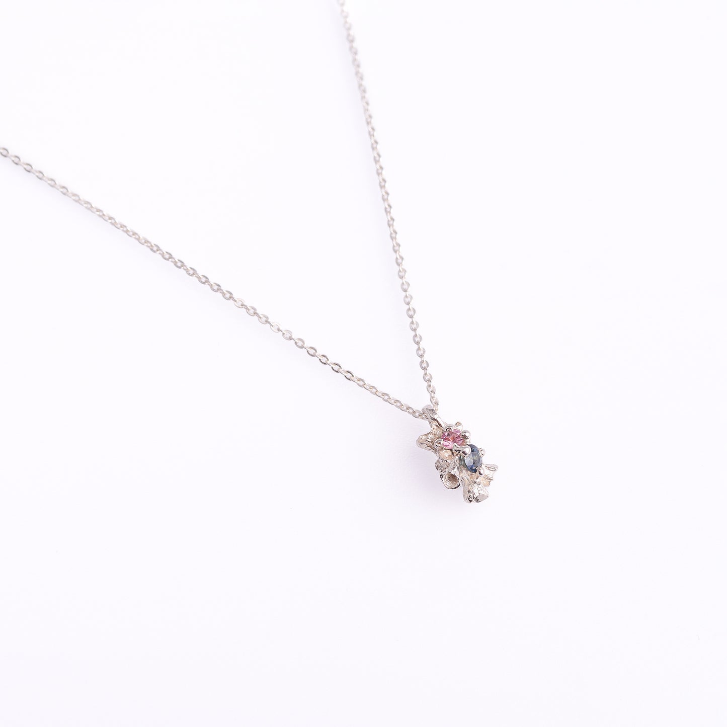 Sapphire Coralized Mini Necklace No. 1