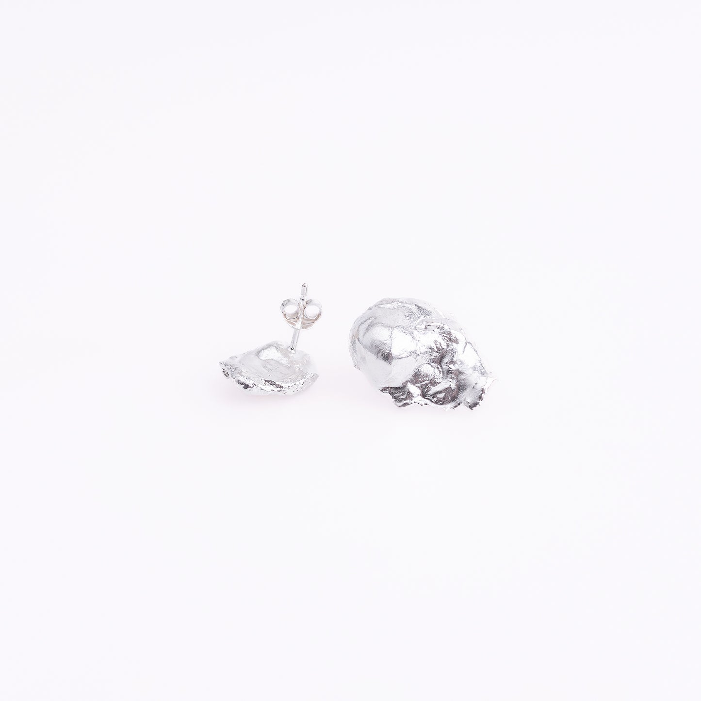 Silver Controlled Chaos Earrings