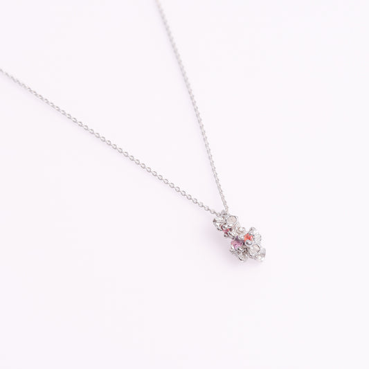 Sapphire Coralized Mini Necklace