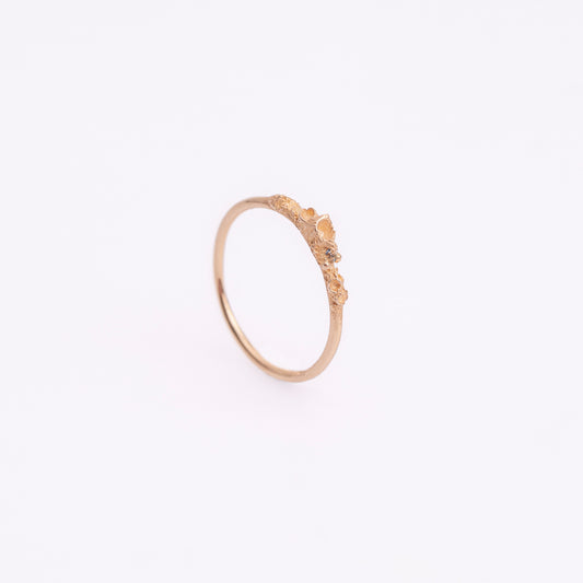 Gold Coralized Ring No. 2