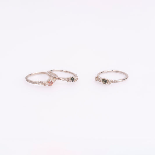 Tourmaline Coralized Ring No. 3