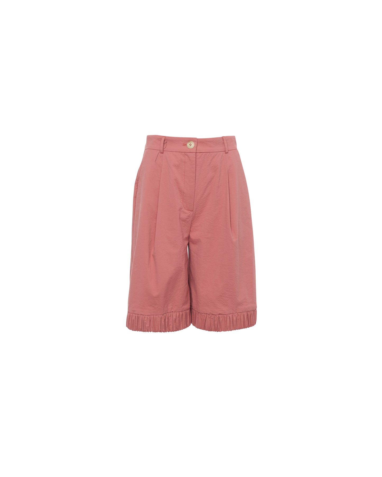 Coral Elastic Shorts