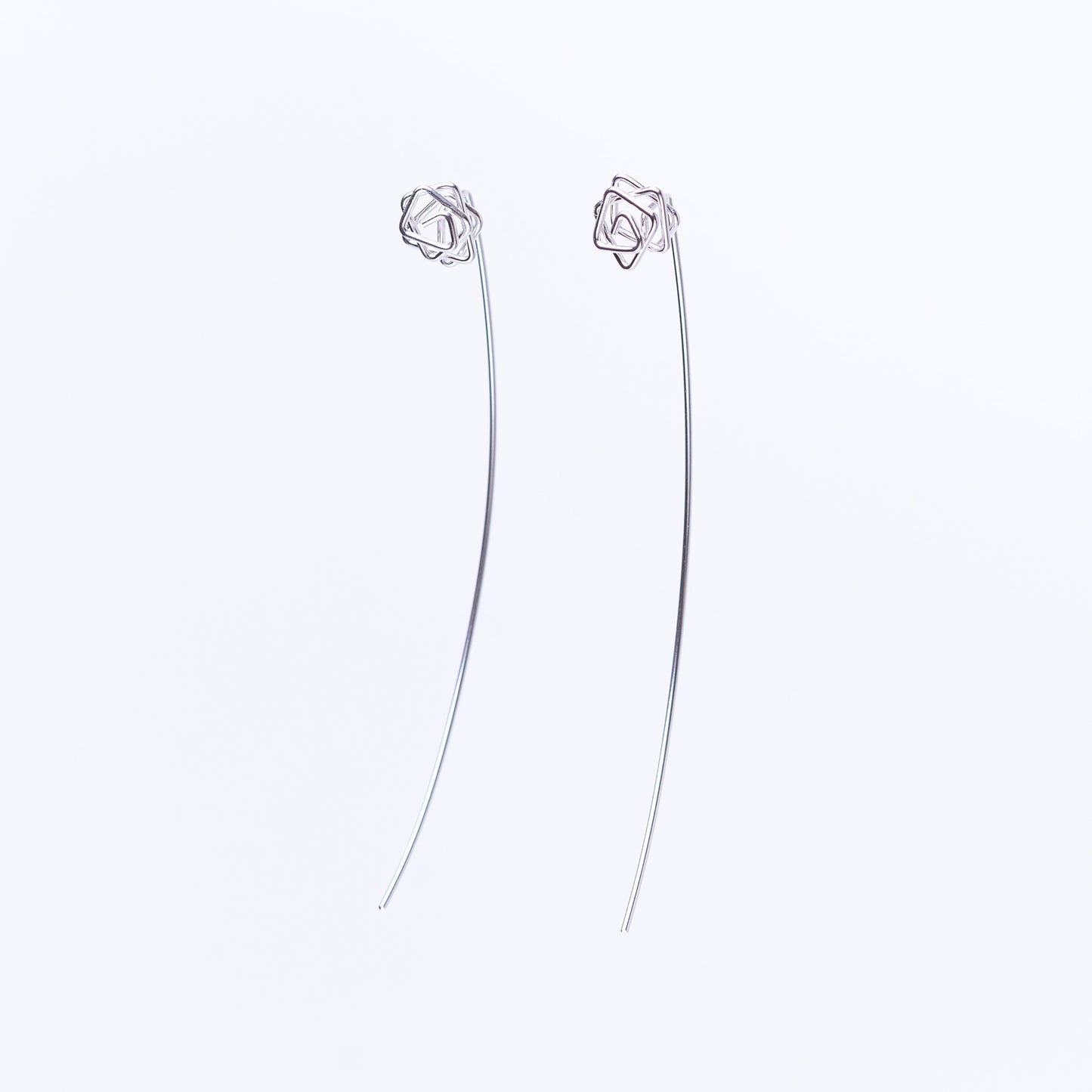 Tangle Long Back Earrings